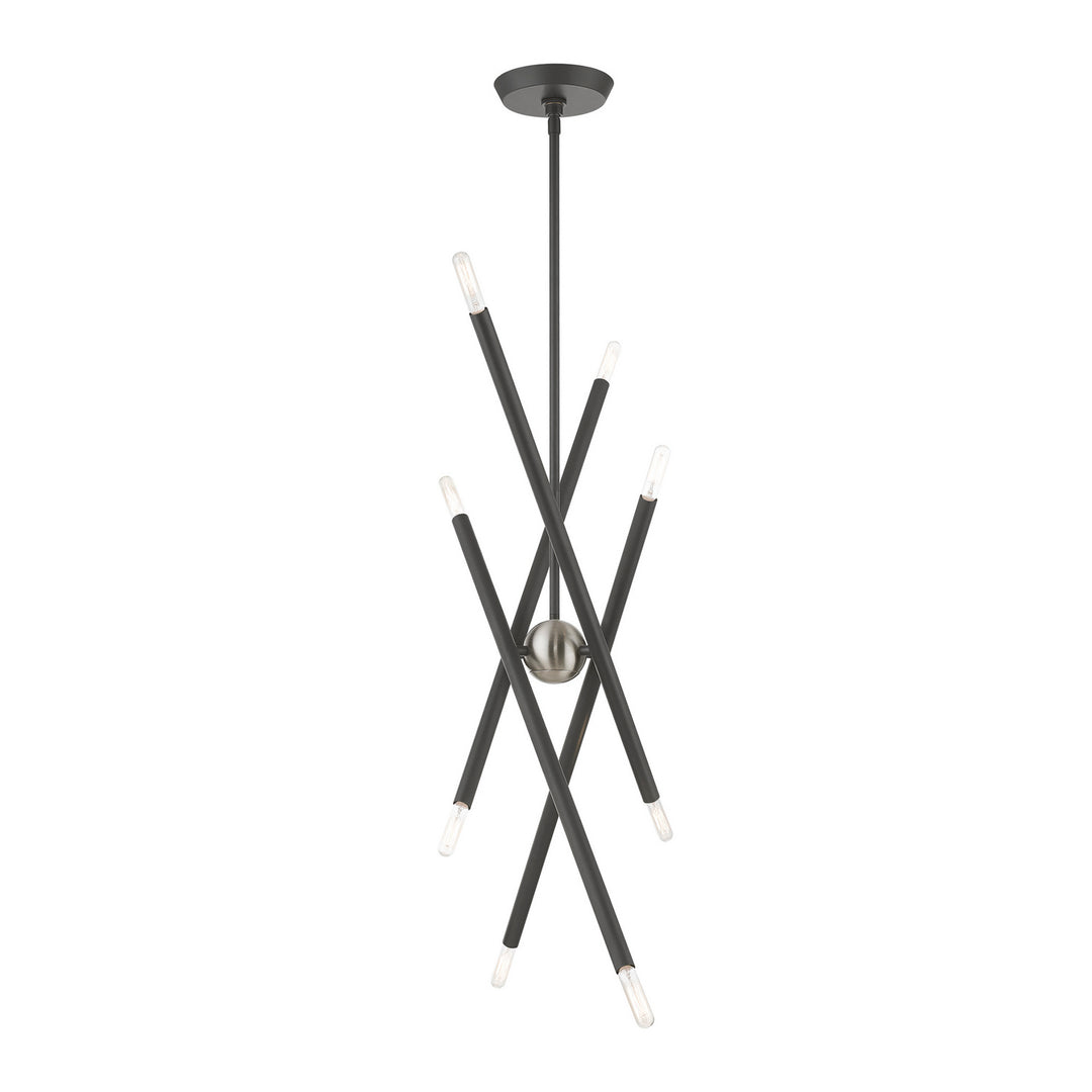Livex Soho 46778-76 Chandelier Light - Scandinavian Gray