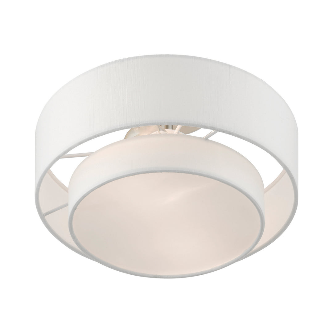 Livex Meridian 47151-91 Ceiling Light - Brushed Nickel