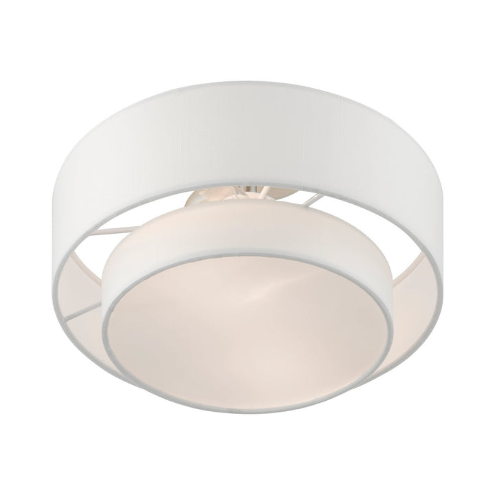 Livex Meridian 47151-91 Ceiling Light - Brushed Nickel