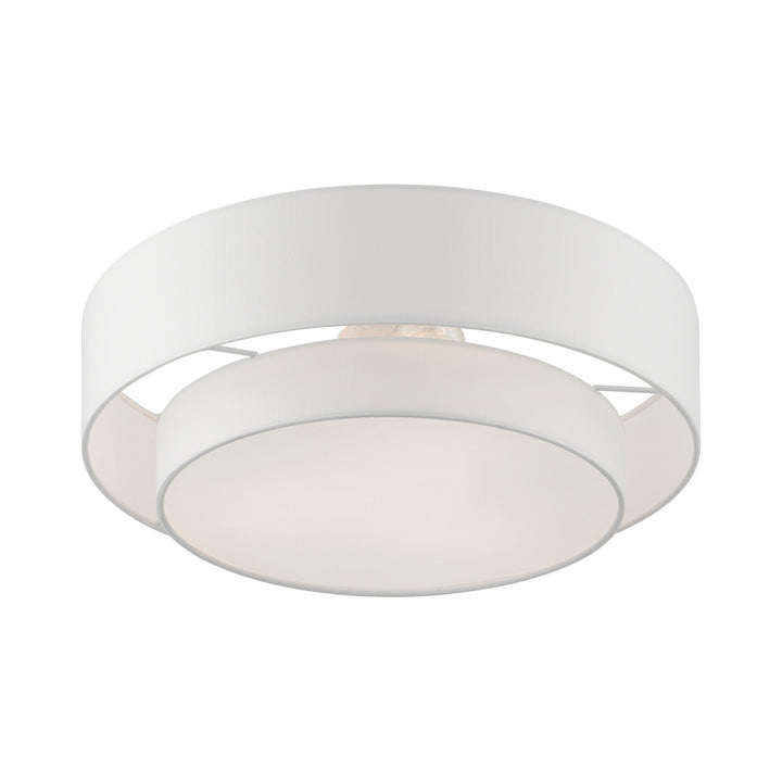 Livex Meridian 47154-91 Ceiling Light - Brushed Nickel