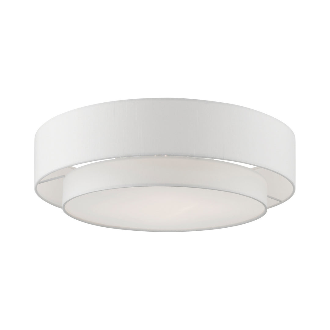 Livex Meridian 47155-91 Ceiling Light - Brushed Nickel