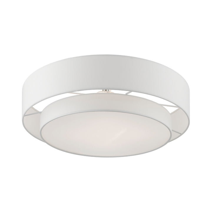 Livex Meridian 47155-91 Ceiling Light - Brushed Nickel