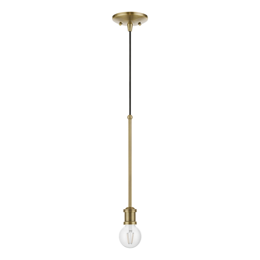 Livex Lansdale 47161-01 Pendant Light - Antique Brass