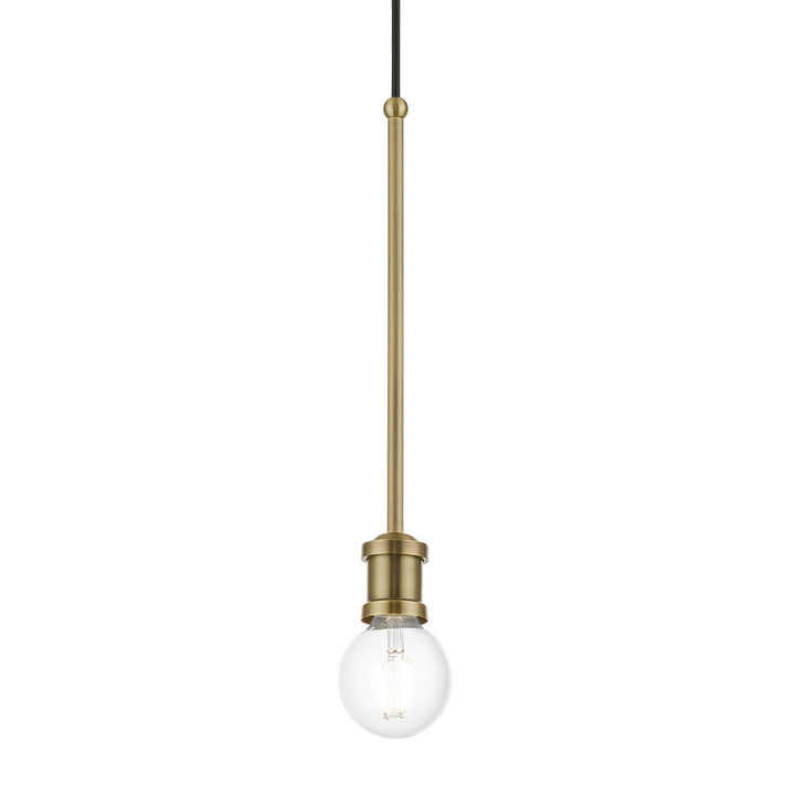 Livex Lansdale 47161-01 Pendant Light - Antique Brass