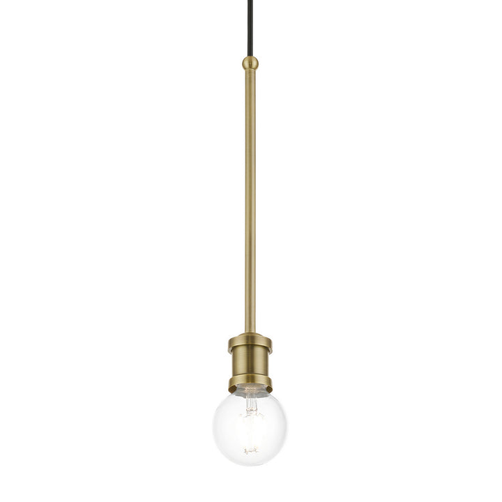 Livex Lansdale 47161-01 Pendant Light - Antique Brass