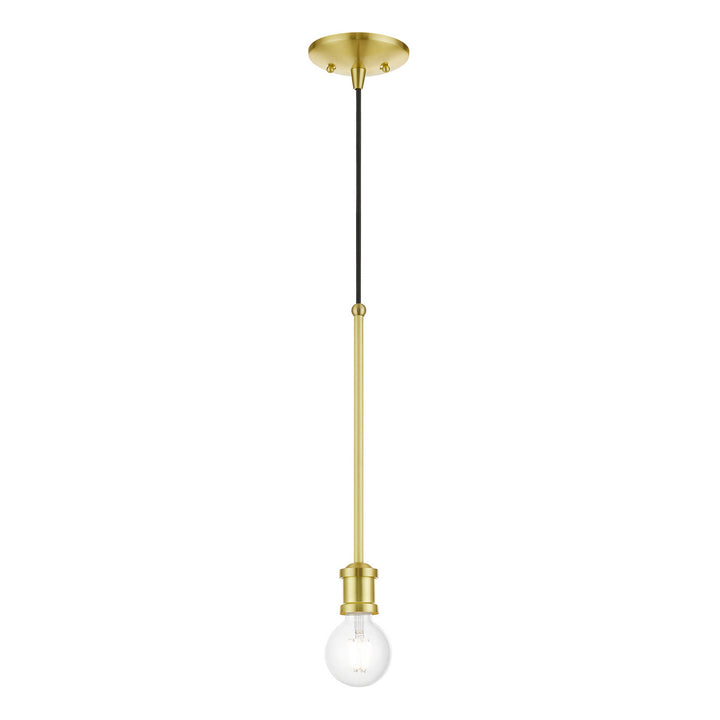 Livex Lansdale 47161-12 Pendant Light - Satin Brass