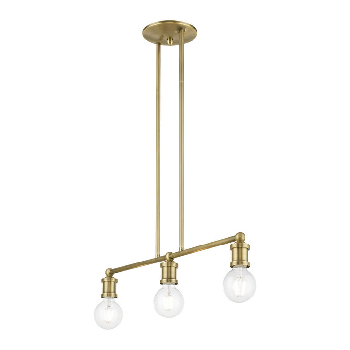 Livex Lansdale 47163-01 Pendant Light - Antique Brass