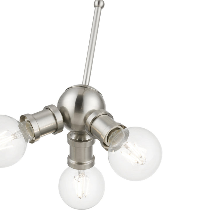 Livex Lansdale 47164-91 Pendant Light - Brushed Nickel