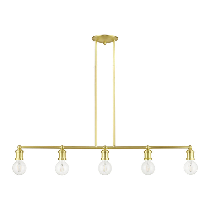 Livex Lansdale 47165-12 Pendant Light - Satin Brass