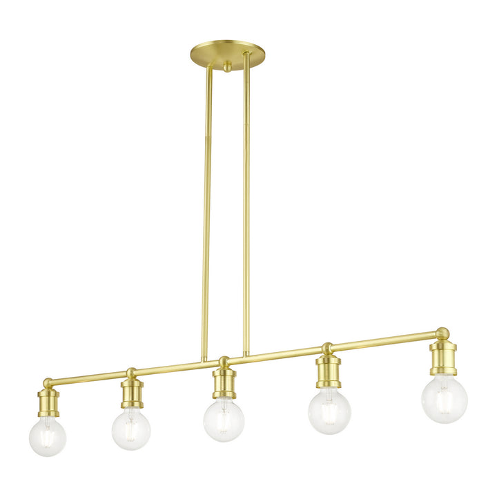 Livex Lansdale 47165-12 Pendant Light - Satin Brass