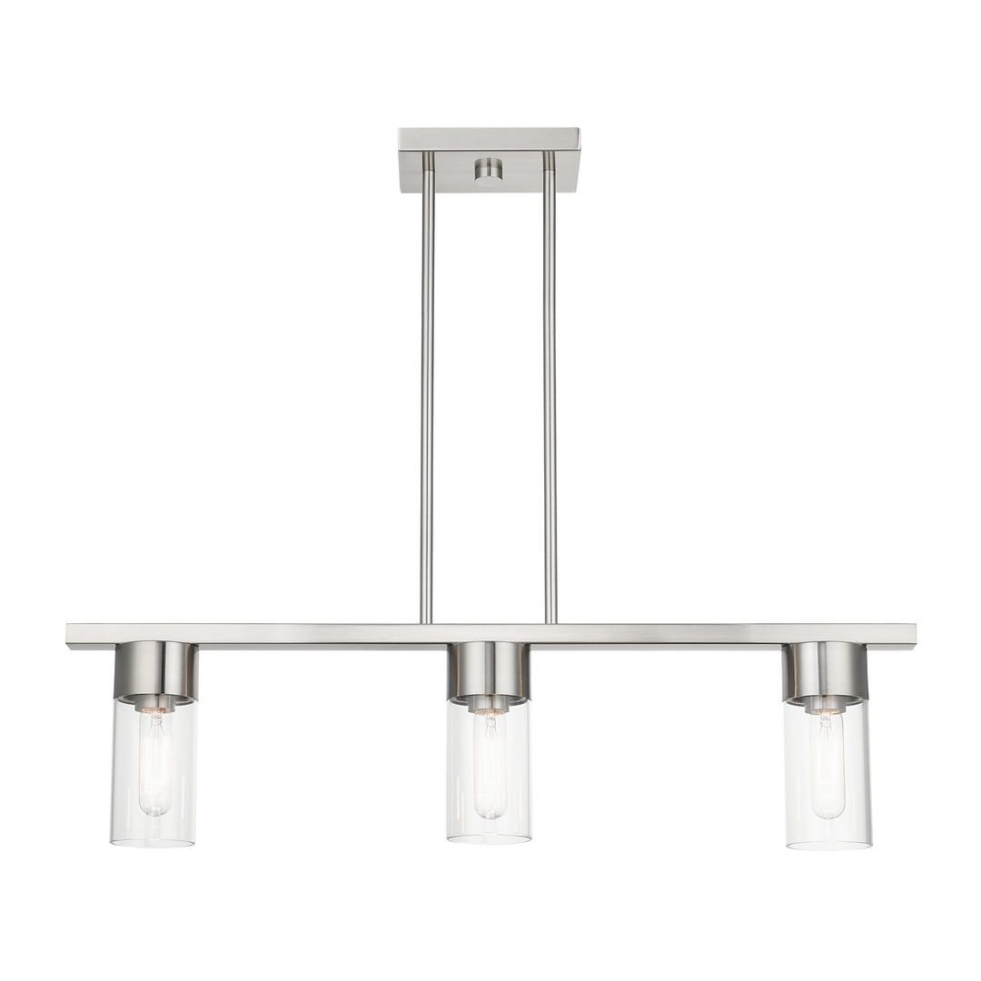 Livex Carson 48763-91 Pendant Light - Brushed Nickel