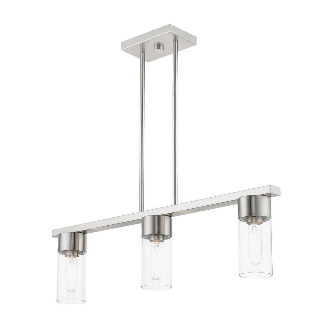 Livex Carson 48763-91 Pendant Light - Brushed Nickel