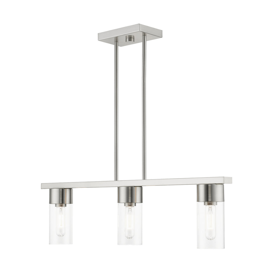 Livex Carson 48763-91 Pendant Light - Brushed Nickel