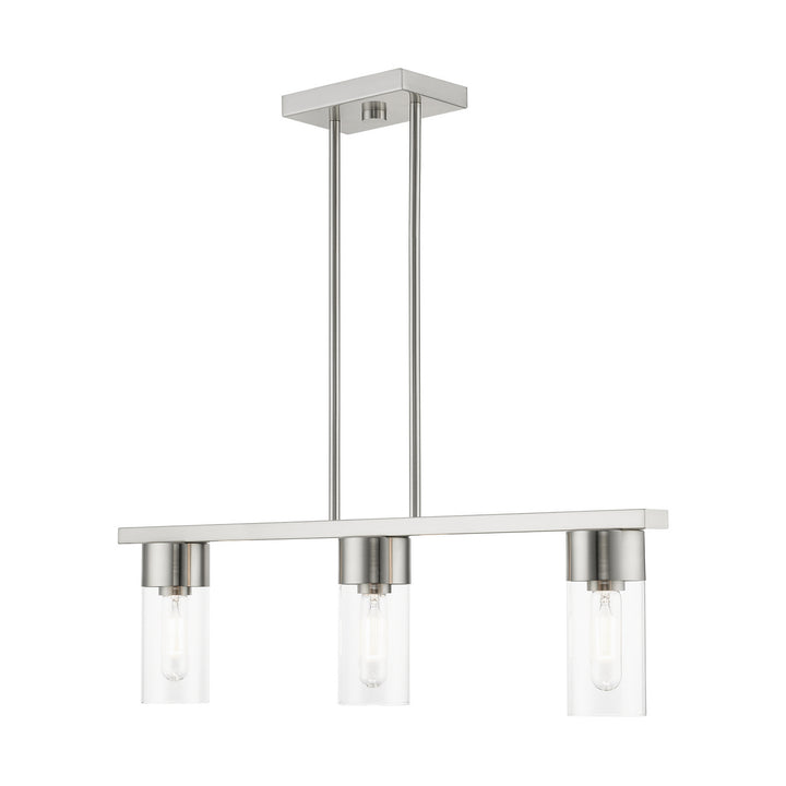 Livex Carson 48763-91 Pendant Light - Brushed Nickel