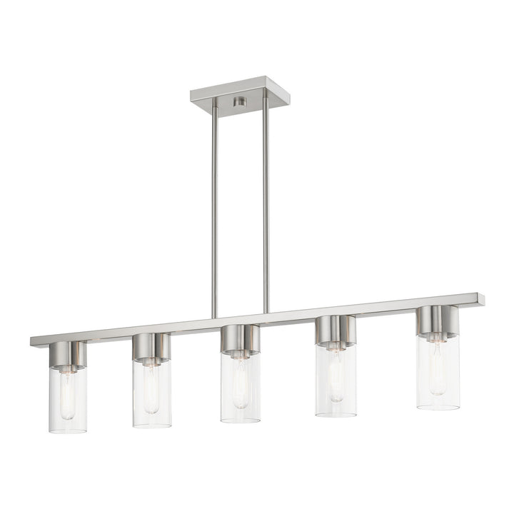 Livex Carson 48765-91 Pendant Light - Brushed Nickel