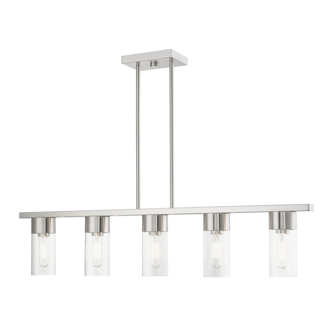 Livex Carson 48765-91 Pendant Light - Brushed Nickel