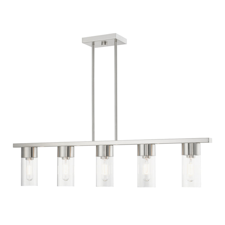 Livex Carson 48765-91 Pendant Light - Brushed Nickel
