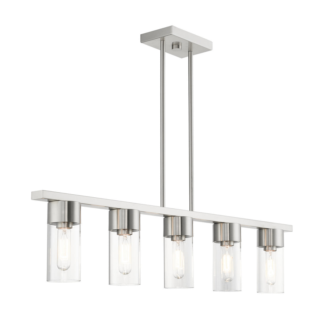 Livex Carson 48765-91 Pendant Light - Brushed Nickel