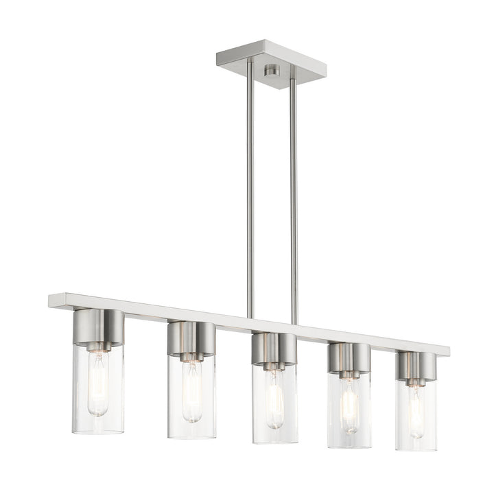 Livex Carson 48765-91 Pendant Light - Brushed Nickel