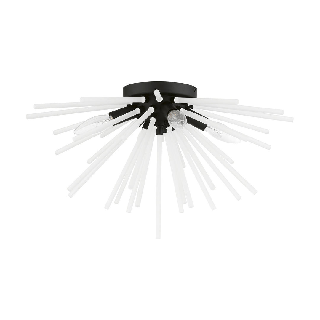 Livex Uptown 48820-04 Ceiling Light - Black