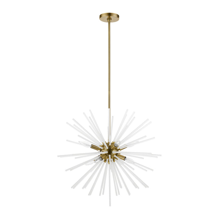 Livex Uptown 48826-01 Chandelier Light - Antique Brass