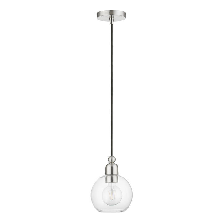 Livex Downtown 48971-91 Pendant Light - Brushed Nickel