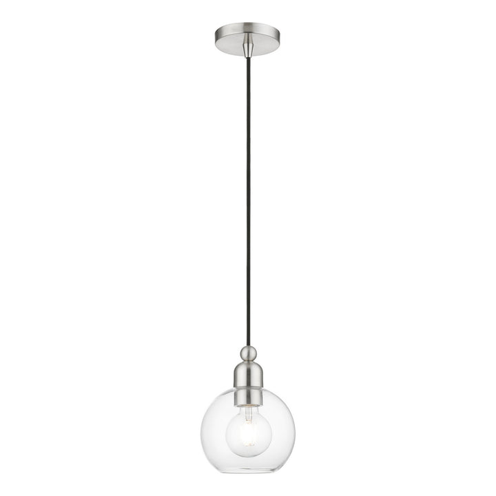 Livex Downtown 48971-91 Pendant Light - Brushed Nickel