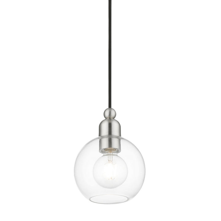 Livex Downtown 48971-91 Pendant Light - Brushed Nickel