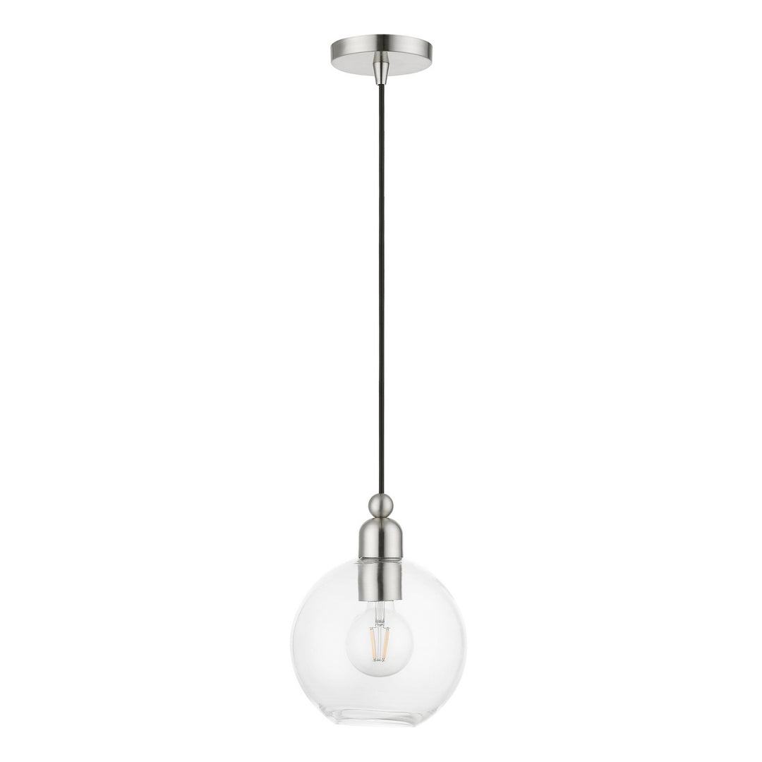 Livex Downtown 48972-91 Pendant Light - Brushed Nickel