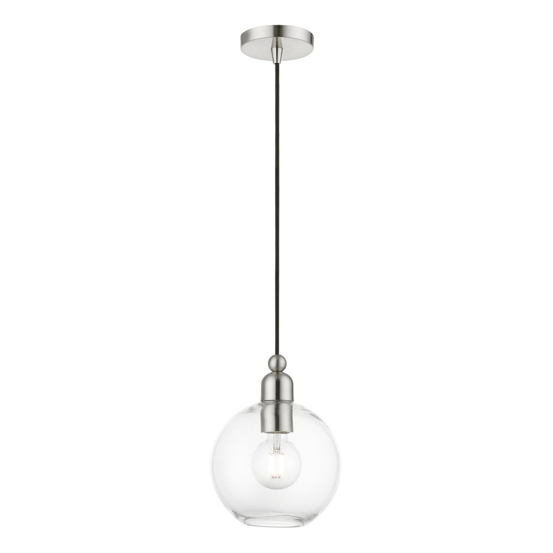 Livex Downtown 48972-91 Pendant Light - Brushed Nickel