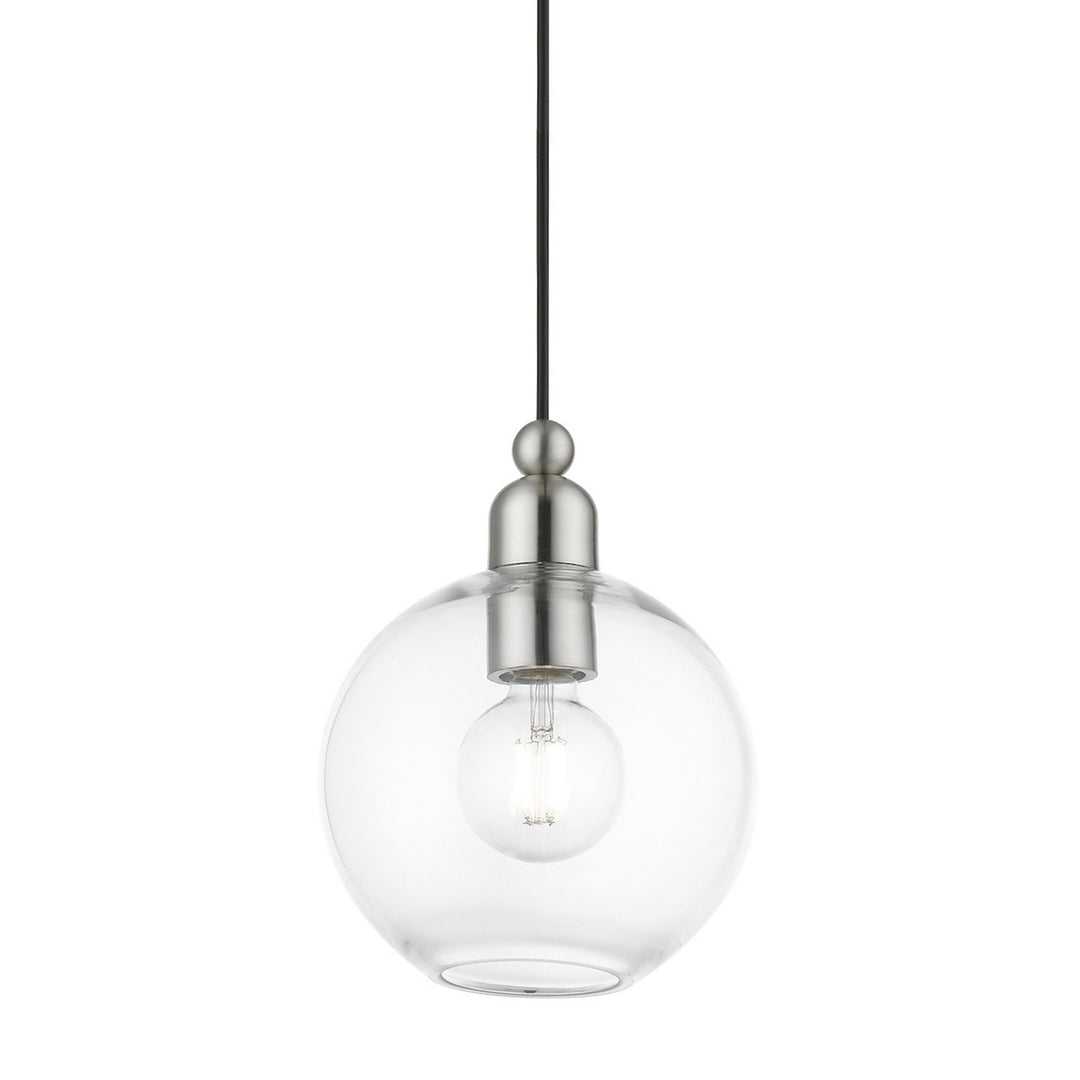 Livex Downtown 48972-91 Pendant Light - Brushed Nickel