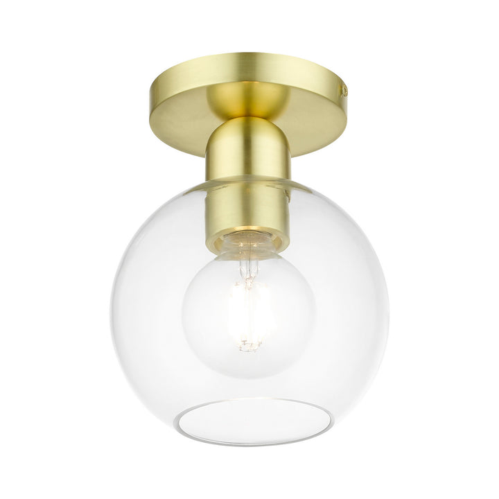 Livex Downtown 48977-12 Ceiling Light - Satin Brass