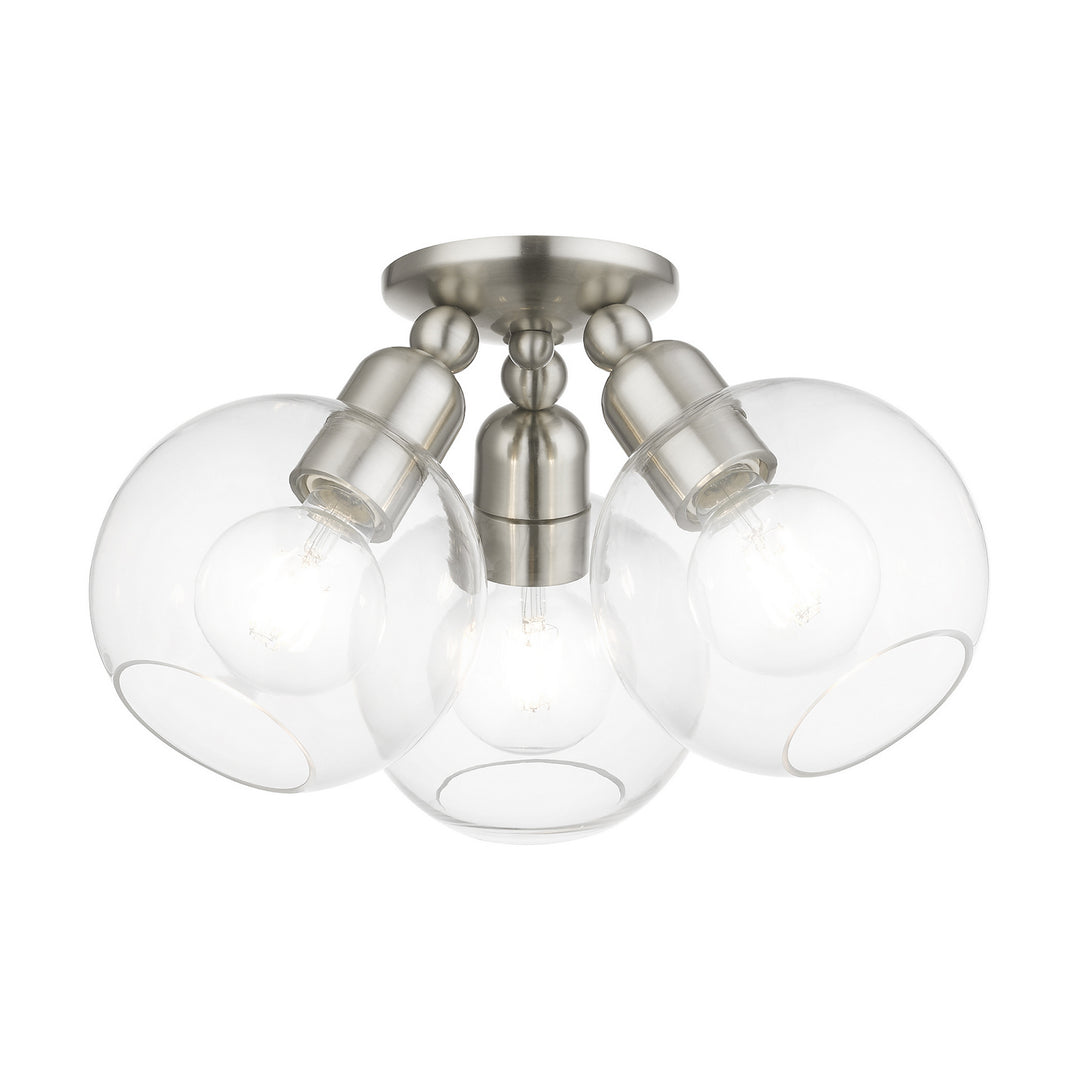 Livex Downtown 48978-91 Ceiling Light - Brushed Nickel