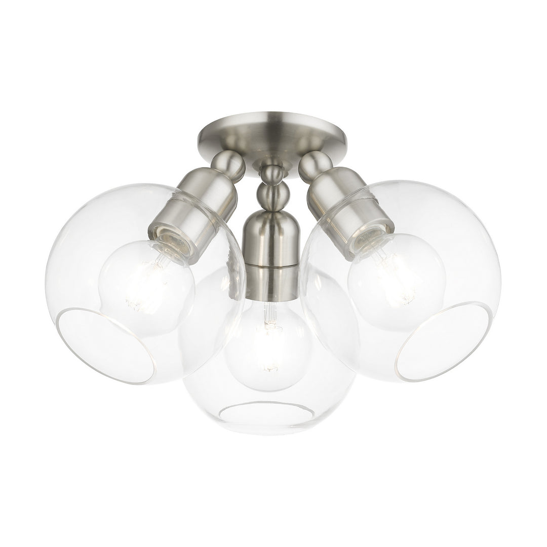 Livex Downtown 48978-91 Ceiling Light - Brushed Nickel