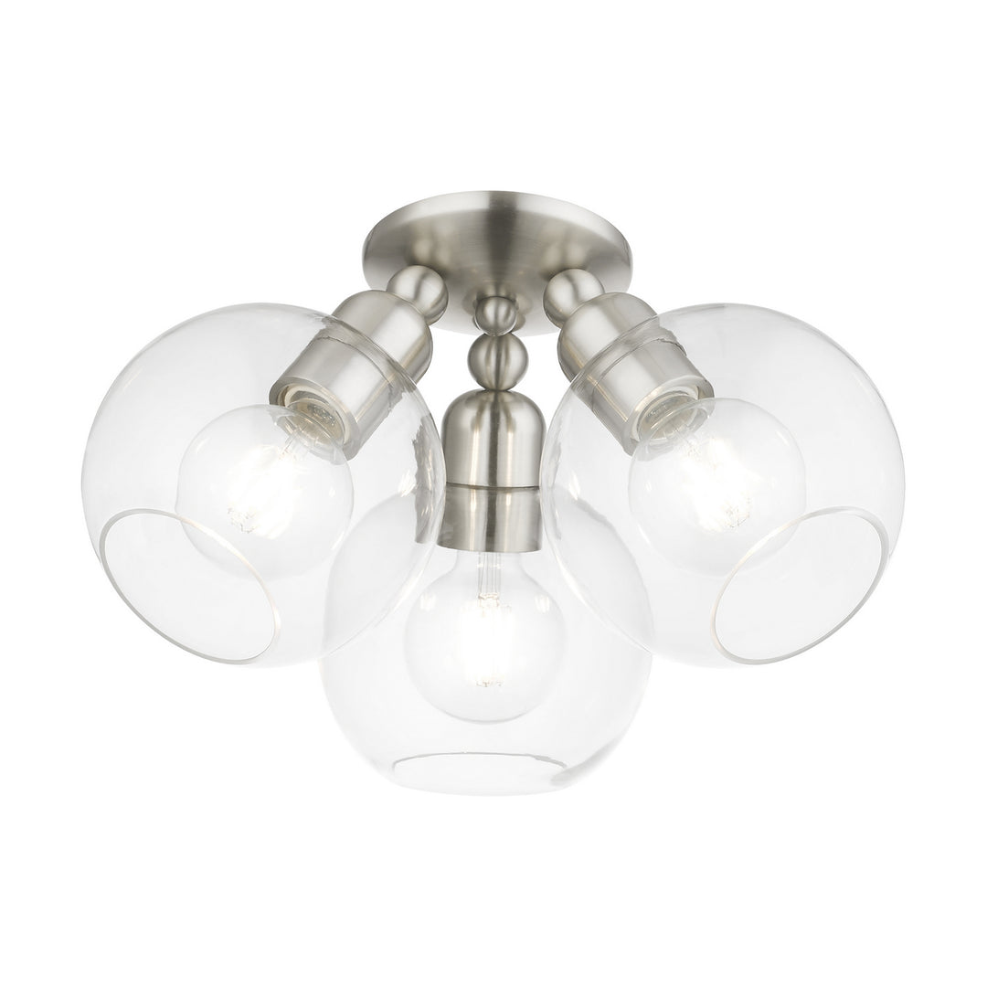 Livex Downtown 48978-91 Ceiling Light - Brushed Nickel