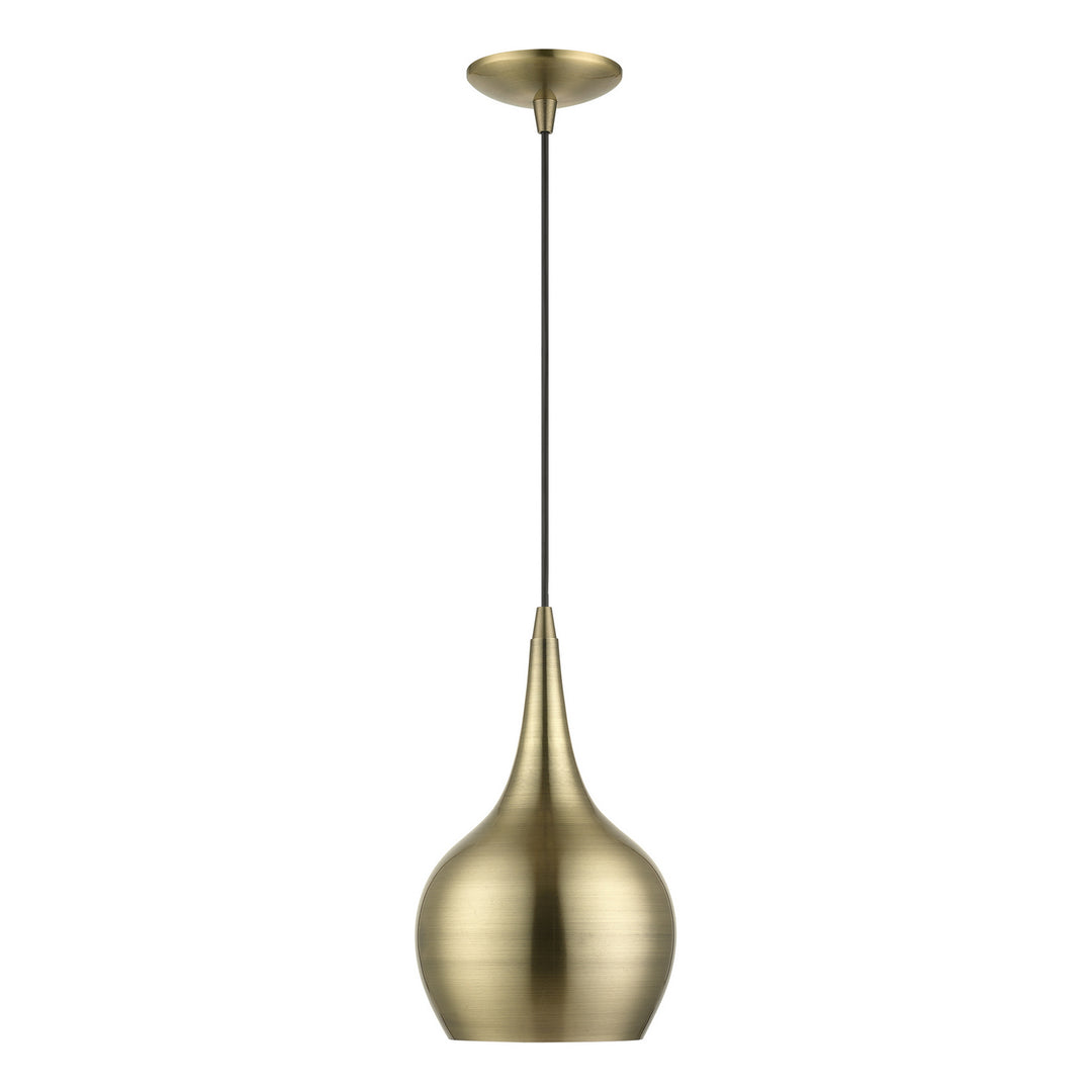 Livex Andes 49016-01 Pendant Light - Antique Brass