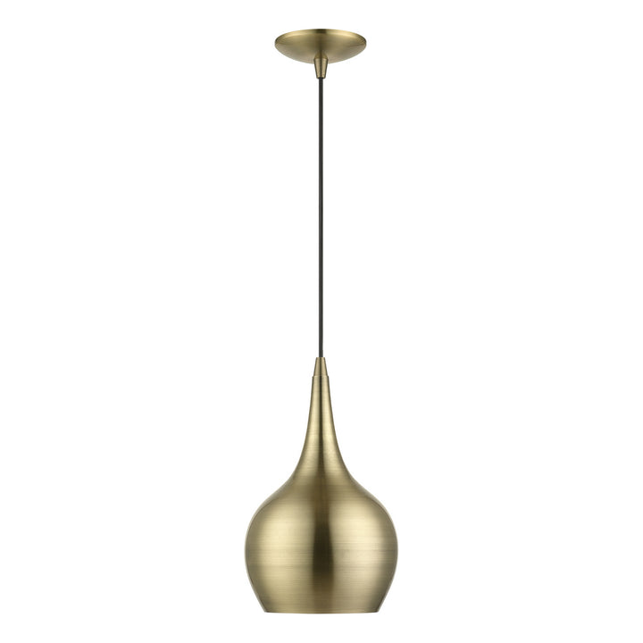 Livex Andes 49016-01 Pendant Light - Antique Brass