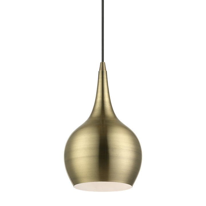 Livex Andes 49016-01 Pendant Light - Antique Brass