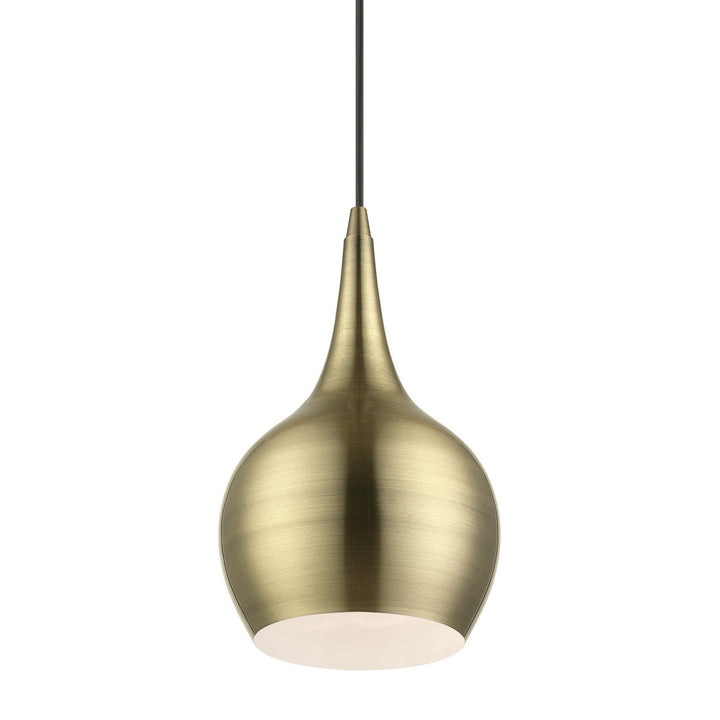 Livex Andes 49016-01 Pendant Light - Antique Brass