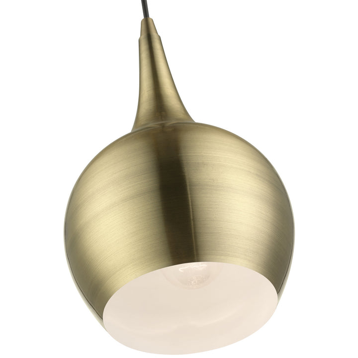 Livex Andes 49016-01 Pendant Light - Antique Brass