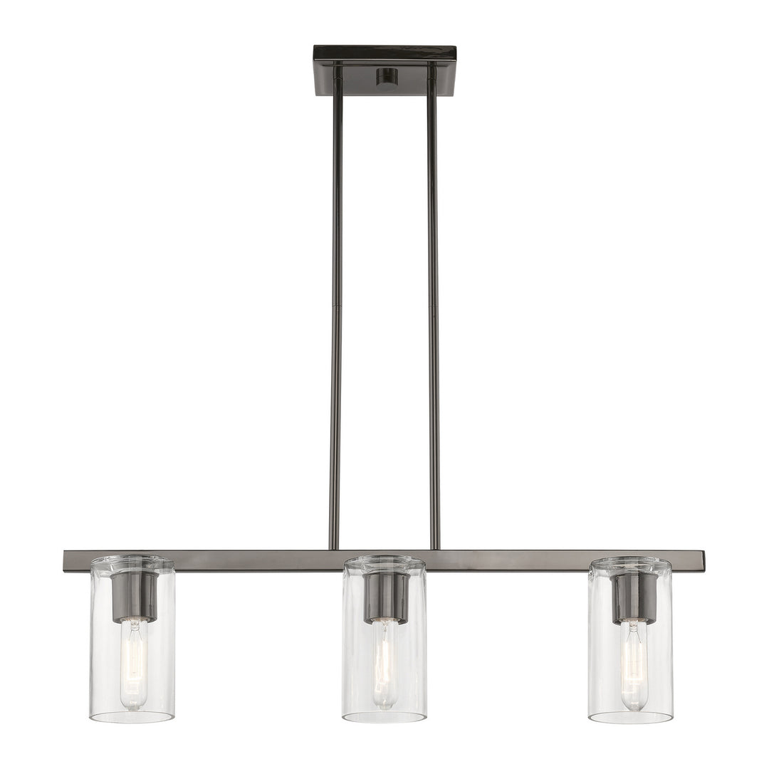 Livex Clarion 49273-46 Pendant Light - Black Chrome