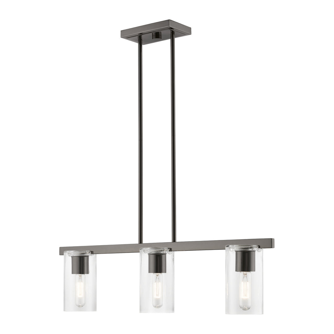 Livex Clarion 49273-46 Pendant Light - Black Chrome