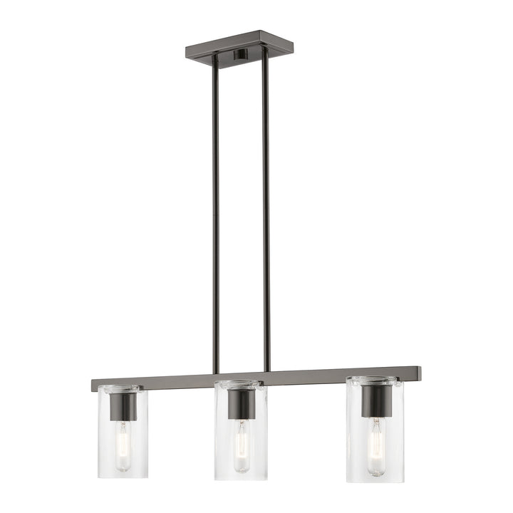 Livex Clarion 49273-46 Pendant Light - Black Chrome