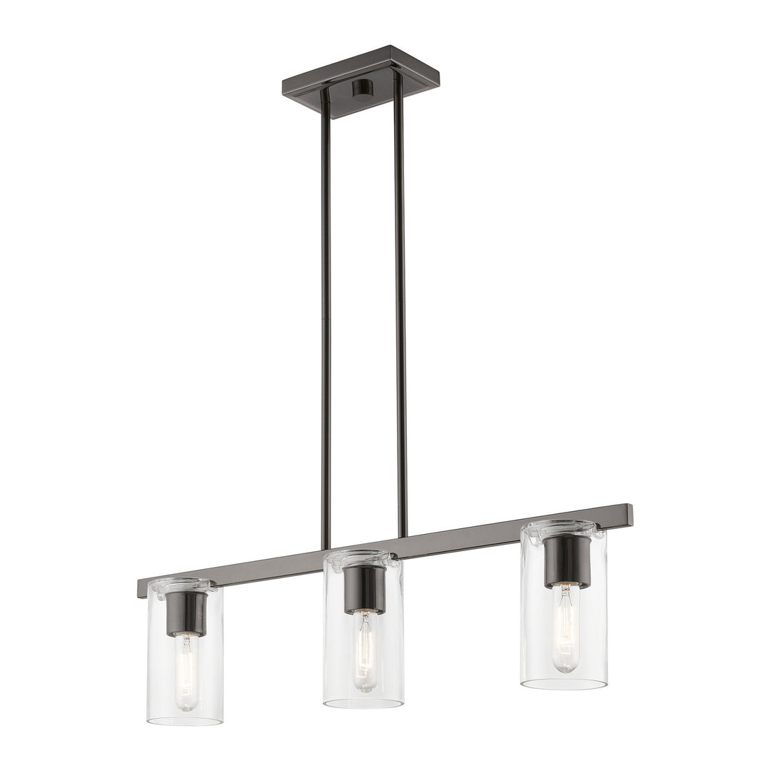 Livex Clarion 49273-46 Pendant Light - Black Chrome