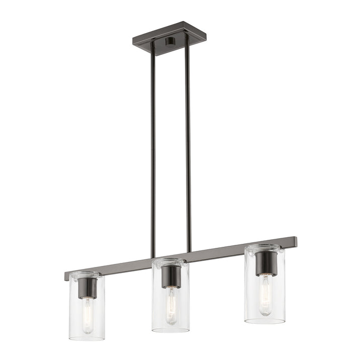Livex Clarion 49273-46 Pendant Light - Black Chrome