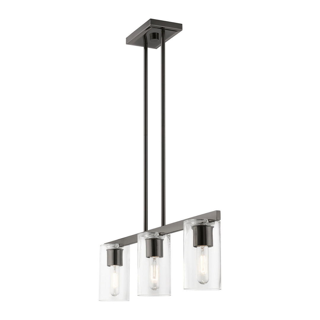Livex Clarion 49273-46 Pendant Light - Black Chrome