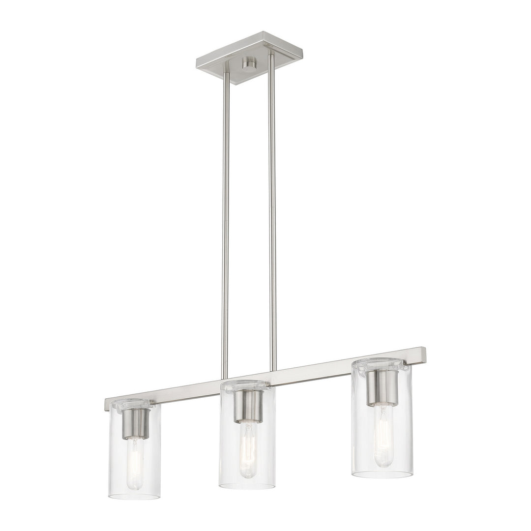 Livex Clarion 49273-91 Pendant Light - Brushed Nickel