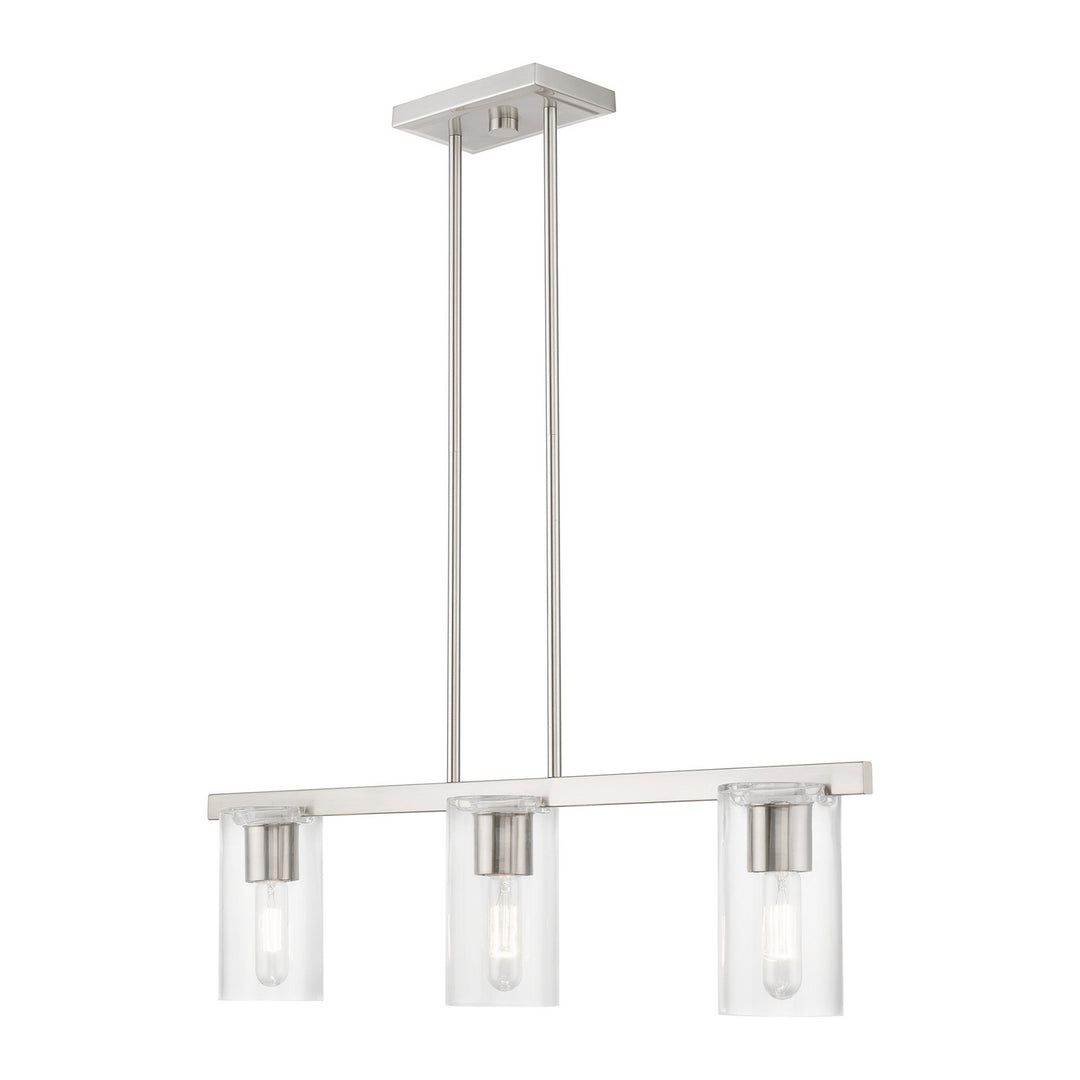 Livex Clarion 49273-91 Pendant Light - Brushed Nickel