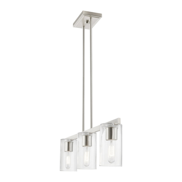 Livex Clarion 49273-91 Pendant Light - Brushed Nickel