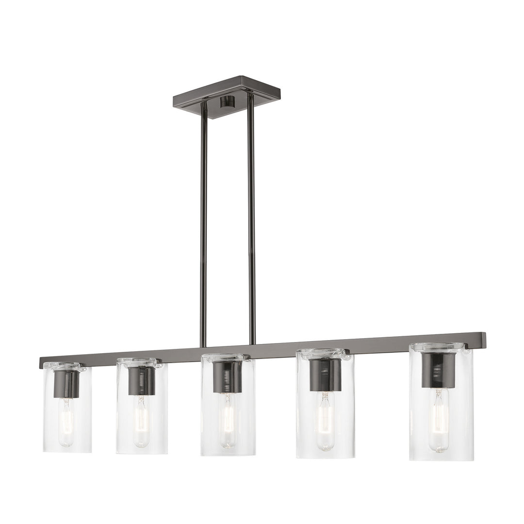 Livex Clarion 49275-46 Pendant Light - Black Chrome